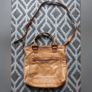 American Leather Crossbody Handbag